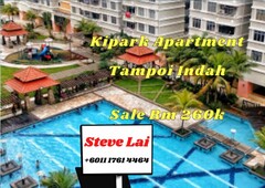 Kipark Apartment , Tampoi Indah !!! Johor Bahru Sale Rm 260k