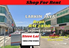 Larkin Jaya/Jalan Dataran Larkin/Shop For Rent RM 2800