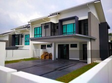 [ Last 2 Limited Superlink House !!! ] Freehold Semi D Concept 2 Sty 30x80 ( Monthly only 1.8k , 0% Dp ) Puchong !!!
