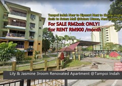 Lily & Jasmine 3room Renovated Apartment @Tampoi Indah