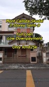 Mont Callista,3-Storey Semi-D,Full Loan Facing Garden