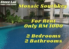 Mosaic southkey Service Residence 2 Room For Rent Rm 1000