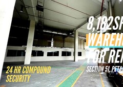 Multi Level Warehouse With High Visibility For Rent In PJ