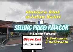 Mutiara Rini 1-Storey Terrace House For Sale