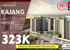 New FREEHOLD Apartment with Facilities in Kajang