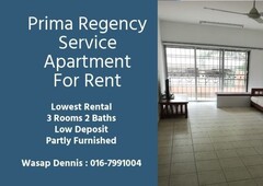 Prima Regency,3 Rooms Low Deposit