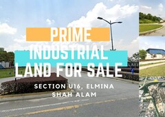 PRIME FREEHOLD INDUSTRIAL LAND FOR SALE IN SHAH ALAM