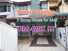 Puteri Wangsa RENOVATED Unit 2 Storey SALE RM420k only