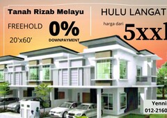 Rumah Baru 2 Tingkat Tanah Rizab Melayu , Hulu Langat