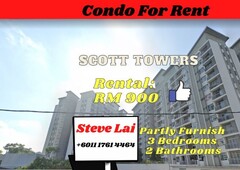 Scott Towers/Larkin/Jalan Tani/Condominium For Rent