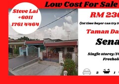 Senai/Taman Damai/Single Storey/Low cost/House For Sale