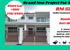 Seri Alam/ Masai/ Brand New Project/ 2-Storey House For Sale