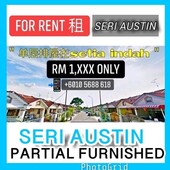 Seri Austin Single Storey House Partial Furnished Good Condition !!!