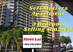Seri Mutiara Apartment 3 Bedroom Only Rm295k