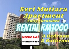 Seri Mutiara Apartment@Masai@johor Bahru For Rent Rm 1k