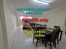 seri mutiara apartment seri alam high loan lower price