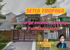 Setia tropika fully RENOVATED large extend BALCONY