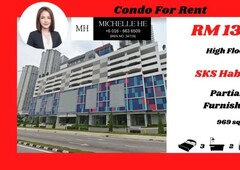 SKS Habitat Condominium/ Jalan Larkin Perdana / For Rent