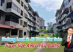 Stulang Laut Flat,4 Rooms Full Loan Can Do