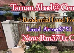 Taman Abad , Century JB Town Area RESIDENTIAL LAND for SALE
