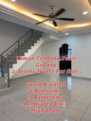 Taman Cendana,Pasir Gudang@ 2-Storey House Guard&Gated Renovated