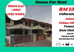 Taman Dato Chellam/ Palma Nibong/ 2-Storey/ House For Rent