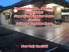 Taman Istimewa,JB 1-Storey Bungalow House Full Loan