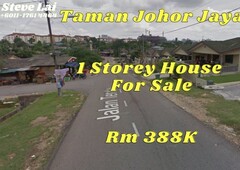 Taman Johor Jaya , Single Storey House For Sale