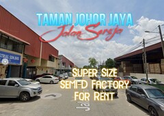 Taman Johor Jaya,Seroja @ Fully Cover Super Size Factory