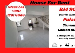 Taman Laman Indah/2-Storey/Pulai/House For Rent