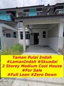 Taman Laman Indah,Pulai @ 2-Storey Full Loan Good Condition