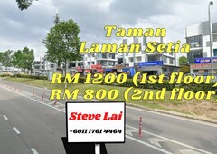 Taman Laman Setia Semi D 3 storey shoplot facing main road