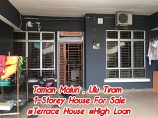 Taman Maluri,Ulu Tiram High Loan Renovated Unit