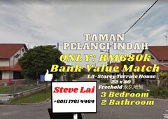 Taman Pelangi Indah/Jalan Pesona/End Lot/1.5-Storey Terrace