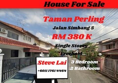 Taman Perling/Jalan Simbang 5/3 Room/For Sale