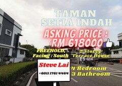Taman Setia Indah 2 Storey Terrace House For Sale Rm 618k