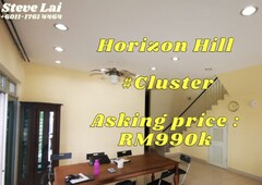 The Golf East, Horizon Hills @ Iskandar Puteri Cluster House For SELL