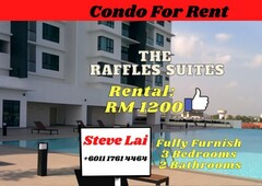 The Raffles Suites/Uda Utama/Condo For Rent