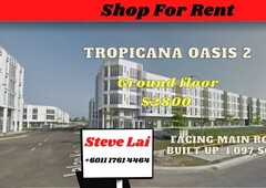 Tropicana Oasis 2/Ground Floor/4 Storey Shop/For RENT