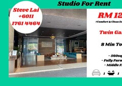 Twin Galaxy/ Studio/ Fully Furnished/ For Rent