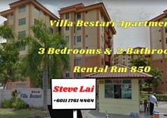 Villa Bestari Apartment 3Bedroom Rental Rm 850