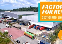 Warehouse with 22 loading bays for rent in Shah Alam Selngor