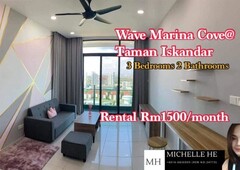 Wave Marina Cove 3 Bedroom @Taman Iskandar JB Town