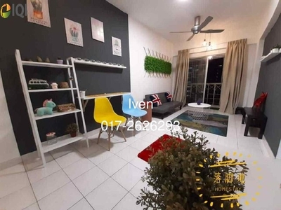 Arena Green For Rent !! Fully Furnished !! Bukit Jalil !! Nearby LRT !! Excellent Unit !!