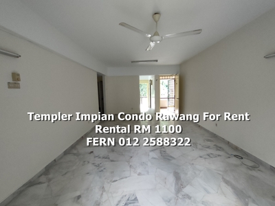 Templer Impian Condo Templer Park Rawang For Rent