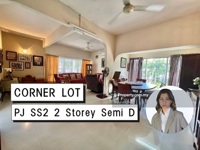 Corner Lot 2 Storey Semi D PJ Ss2 Petaling Jaya Gated & Guarded