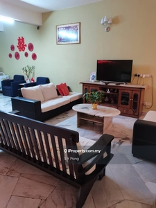 Fully extended double storey terrace house with 4 bedroom, 3 bathroom