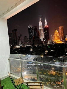 A good place to rent & facing KLCC view