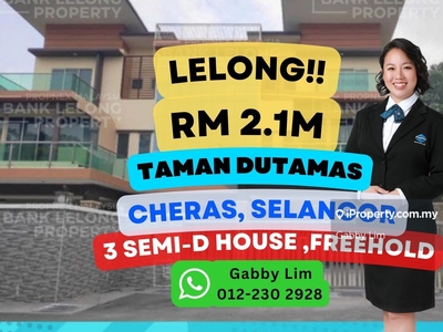 Lelong Cheap 3 Storey Semi D House