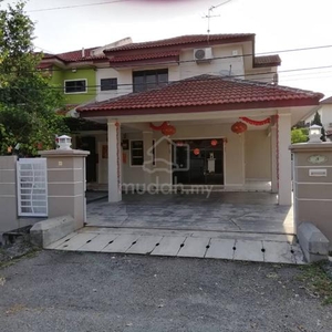 Ipoh sri klebang partial furnished renovated 2sty semid house for sale